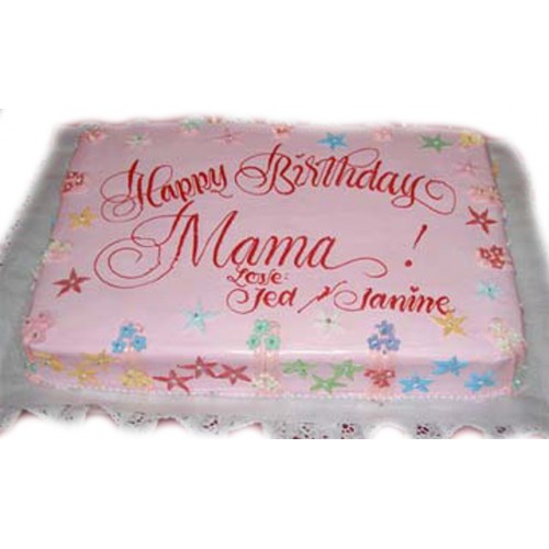Precious Mom Rectangular Cake (10 X 14)