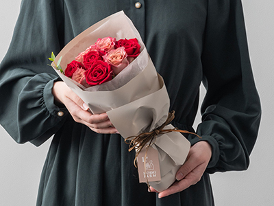 Frill Bouquet Nuance Red