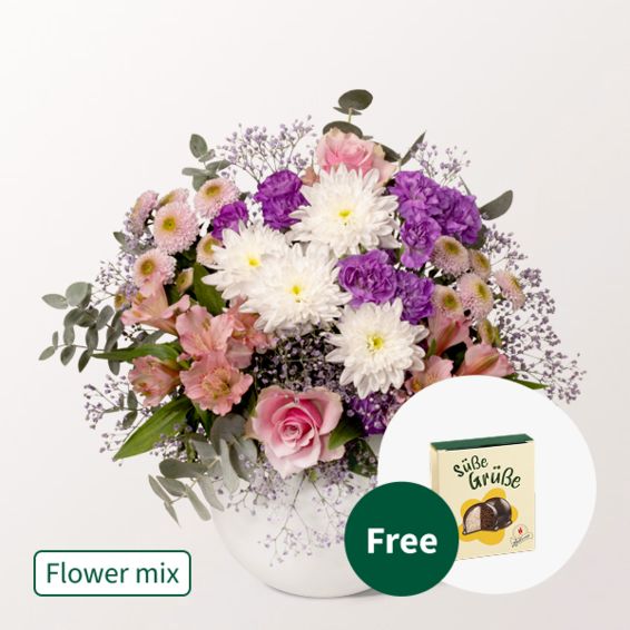 Flower Mix Inspiration with Halloren Balls