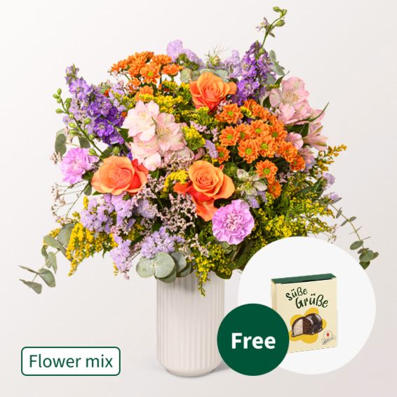 Flower Mix BlÃ¼tenfest with Halloren Balls