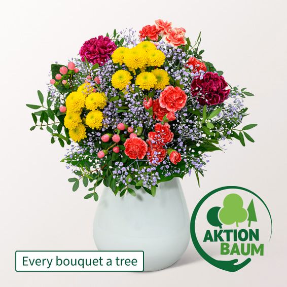 Flower Bouquet BlÃ¼tenfreude & Tree Planting