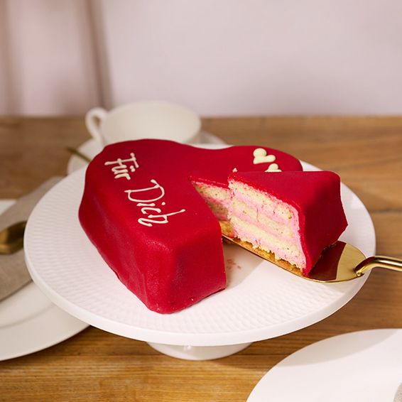 Confectioners' heart cake â€žFÃ¼r Dichâ€œ