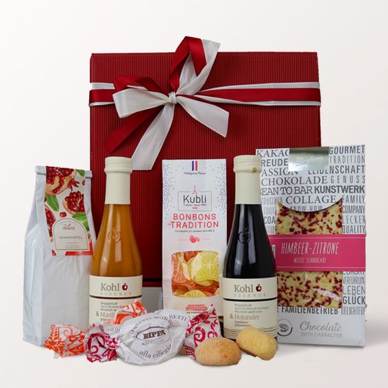 Gift basket vitamin box