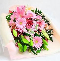 Gorgeous lily bouquet, pink