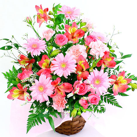 Seasonal arrangement, pink