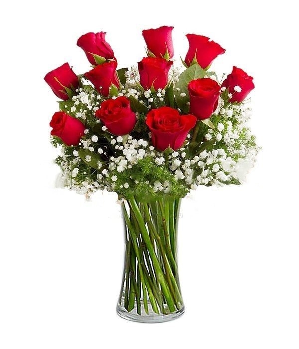 Bouquet of 11 red roses