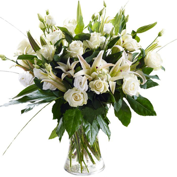 All White Bouquet (small)
