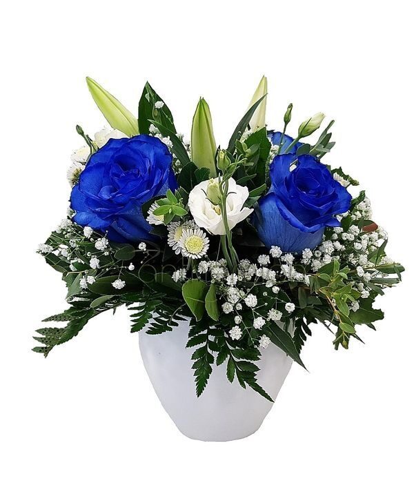 Blue dream with blue roses