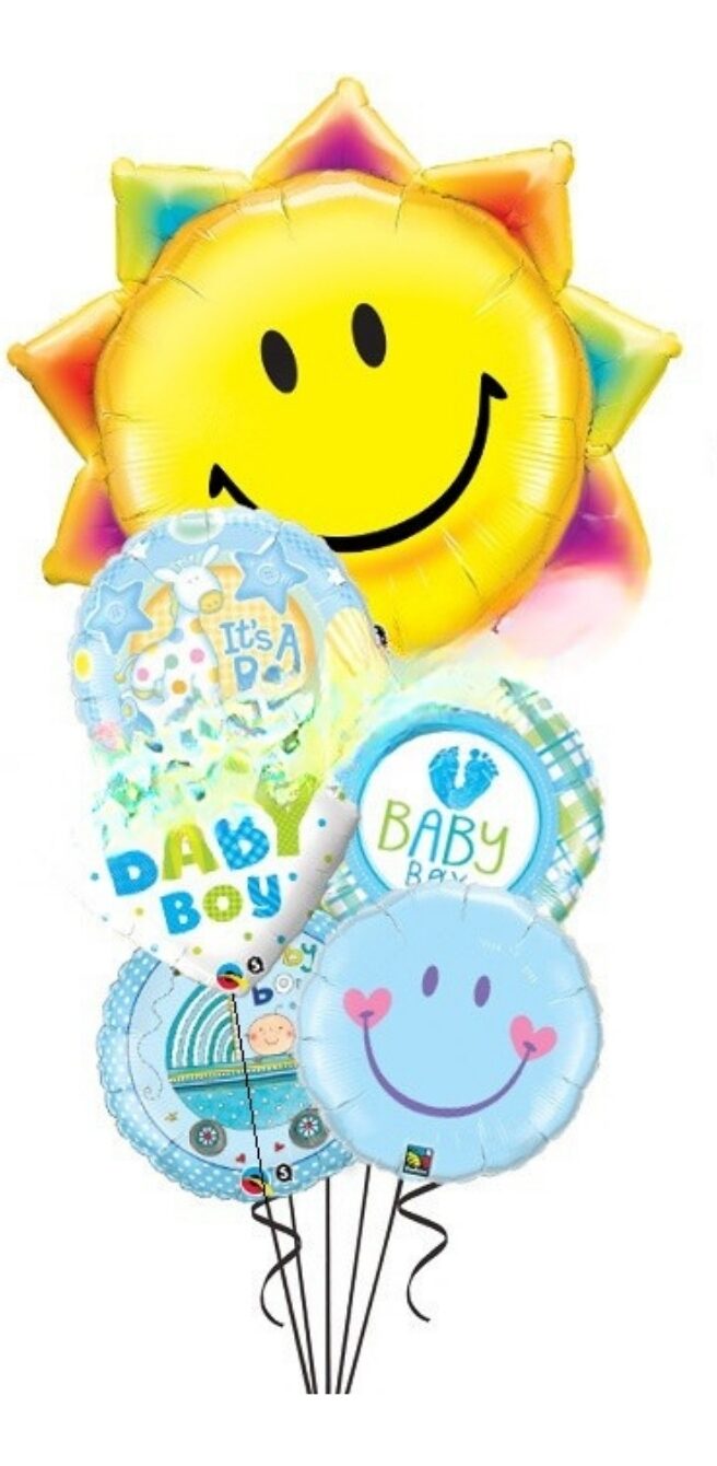Baby Boy Sun + Smiles Bouquet