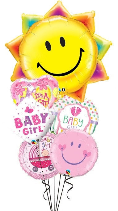 Baby Girl Sun + Smiles Bouquet