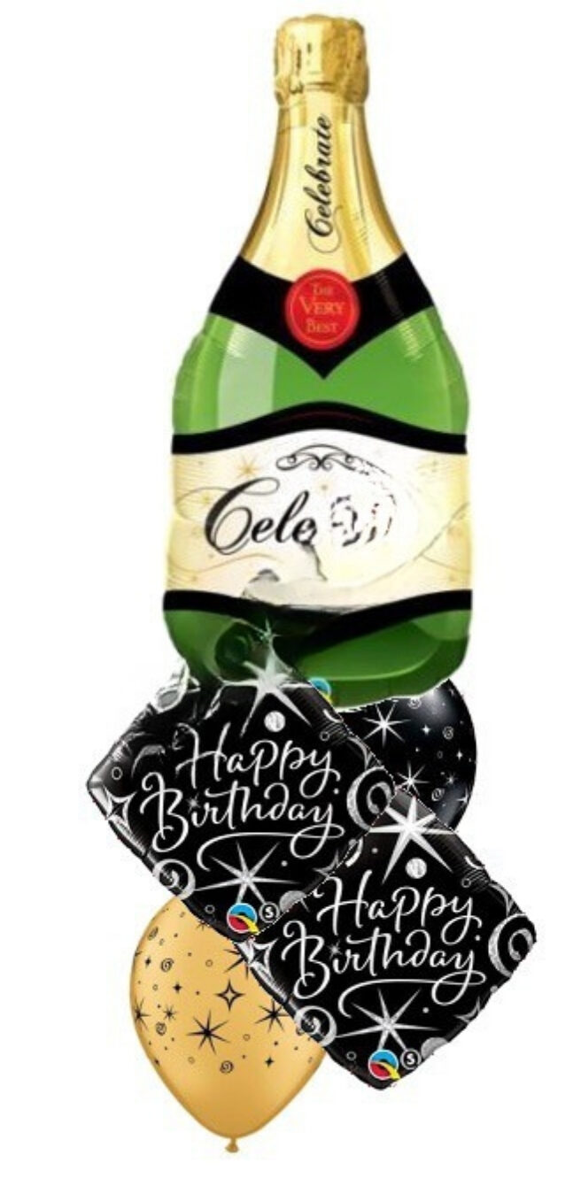 Champagne Sparkles Birthday Bouquet