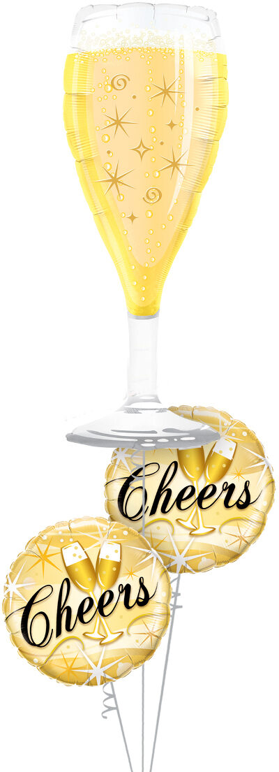Cheers Champagne Glass Bouquet