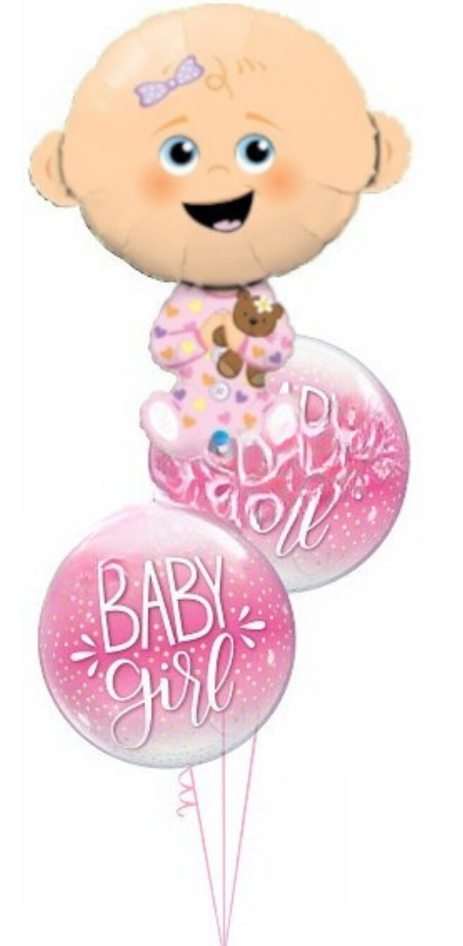 Cute Little Blessing Girl Balloon Bouquet