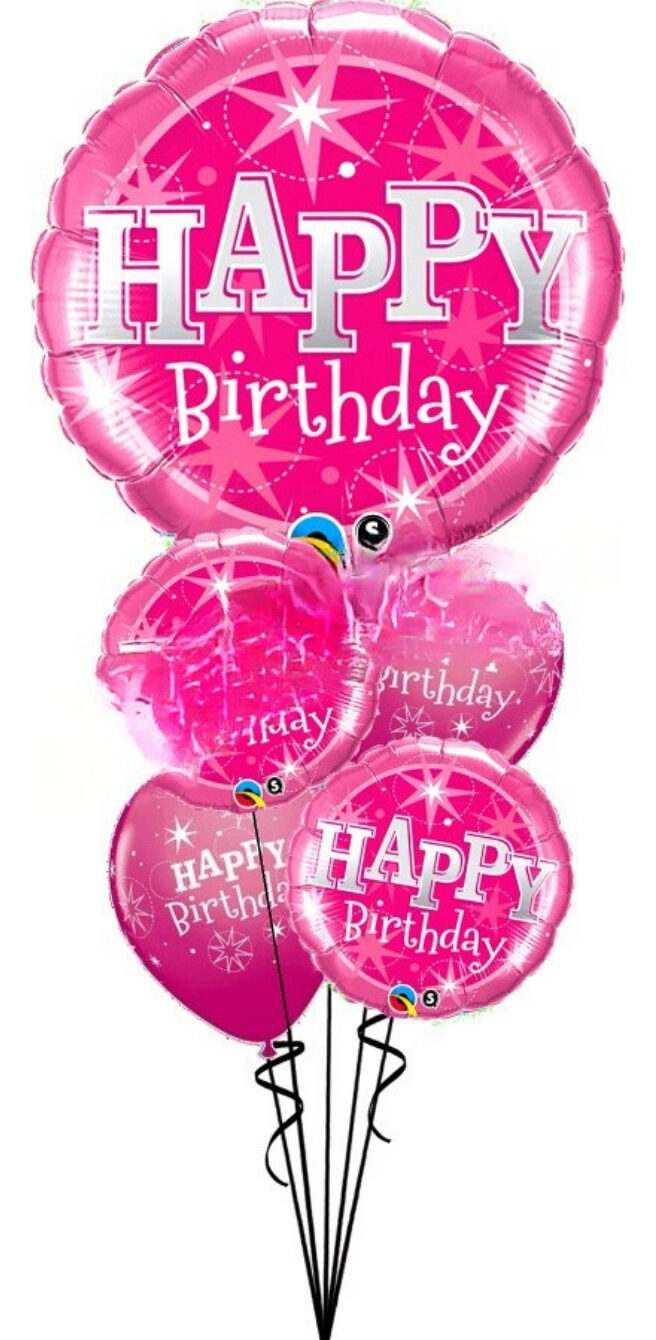 Mega Hot Pink Birthday Bouquet
