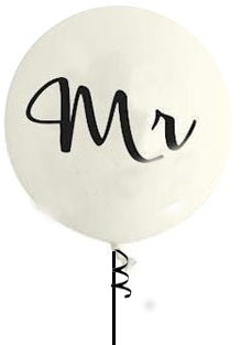 Giant Round "MR" Balloon (Float time 48 hrs)