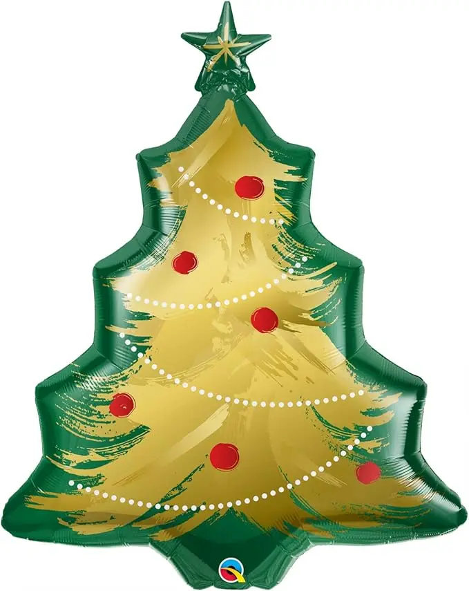 Brushed Gold Christmas Tree Foil