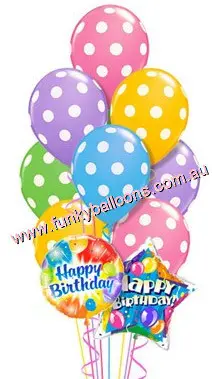 Big Birthday Polka Dots Bouquet
