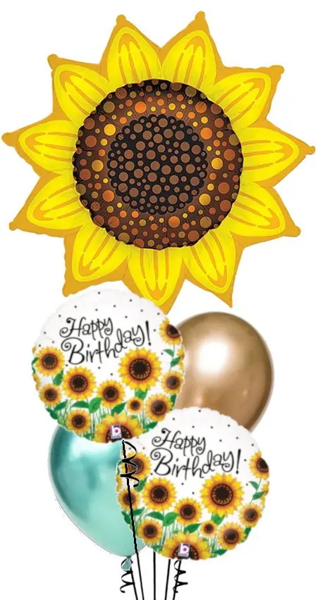 Happy Birthday Sunflowers Bouquet