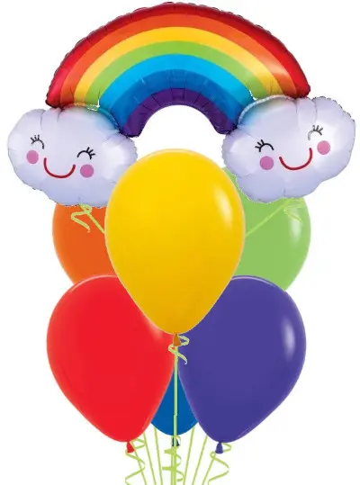 Rainbow Balloon Bouquet
