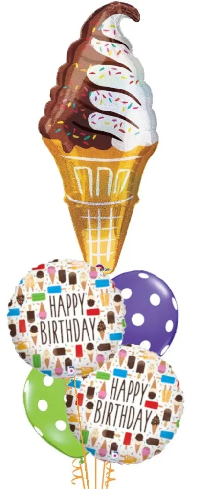 Ice Cream Cone Birthday Bouquet
