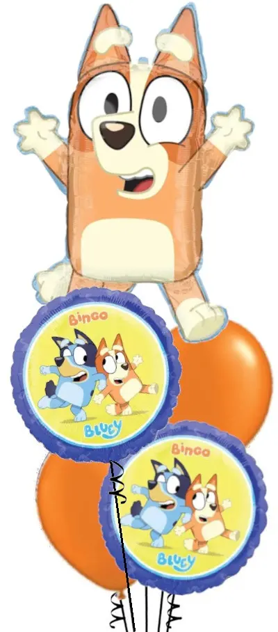 Bingo (Bluey) Balloon Bouquet