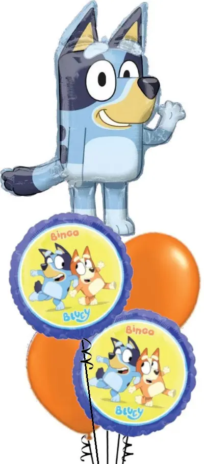 Bluey Balloon Bouquet