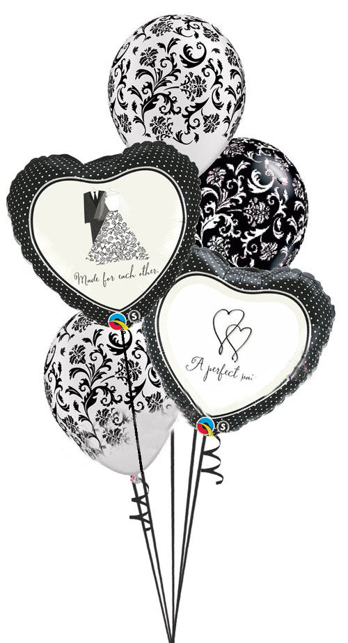 Perfect Pair Damask Bouquet