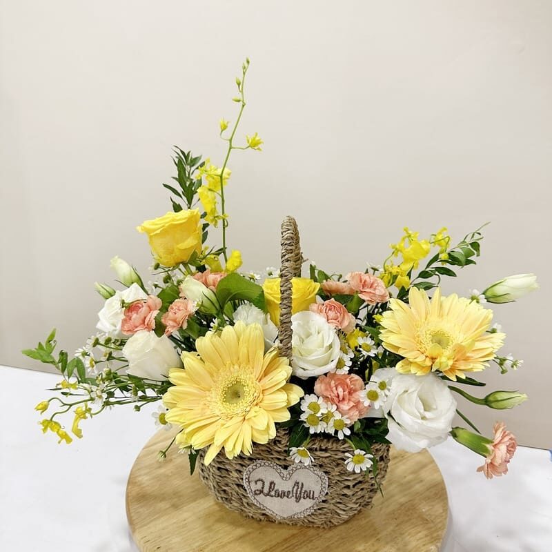 Mother's Day Flower Basket 03