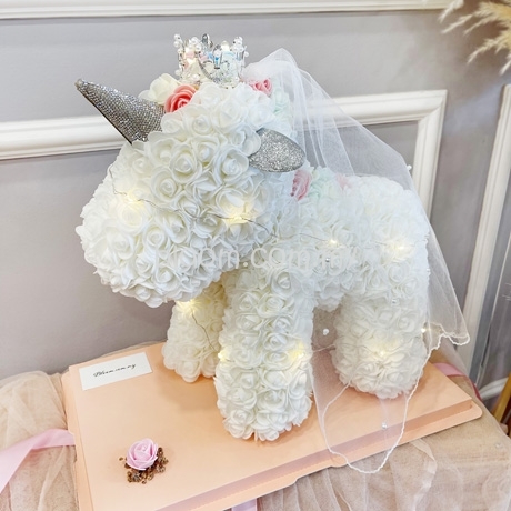 White Rose Unicorn