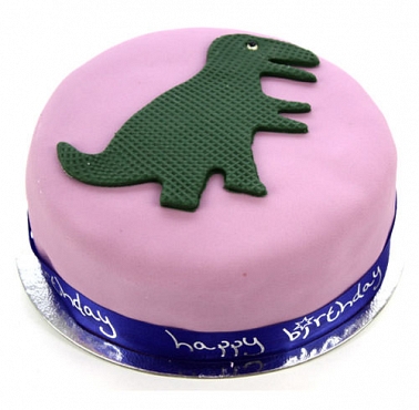 Dinosaur Birthday Cake (7 Inch Dinosaur Birthday Cake)