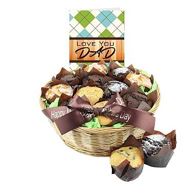 Love You Dad Card with Muffins