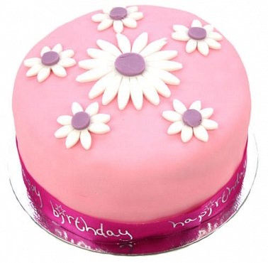 Daisy Celebration Cake (8 Inch Daisy Celebration Cake)