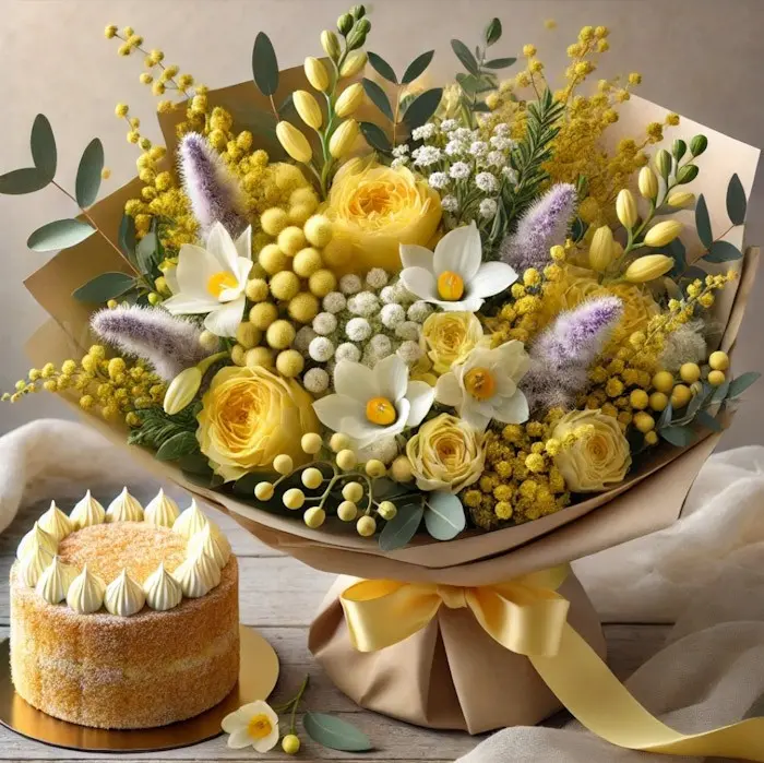 Bouquet e Torta