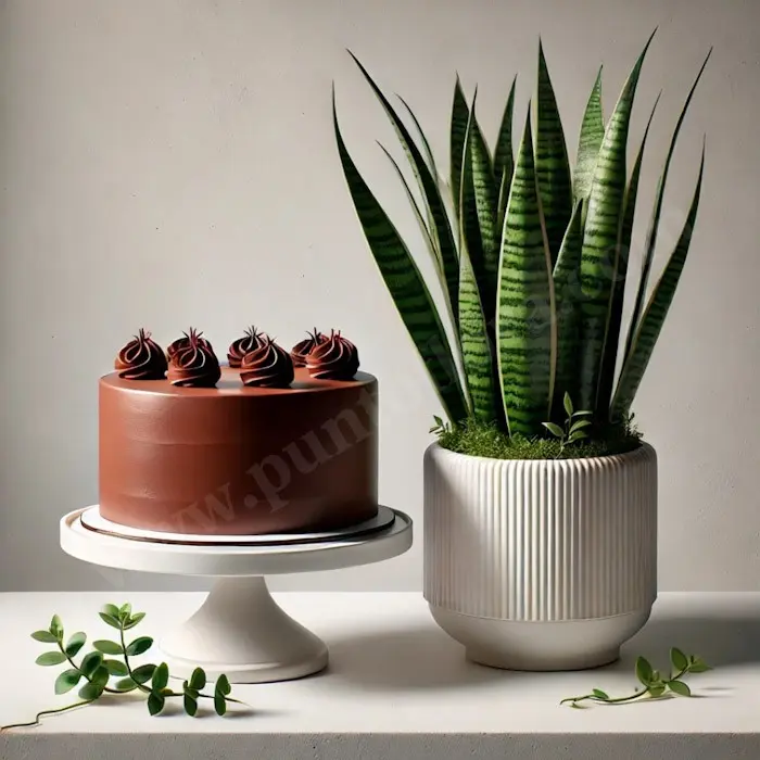 Torta e Sansevieria