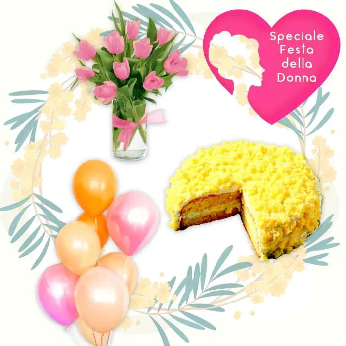 Tulipani Torta e Palloncini