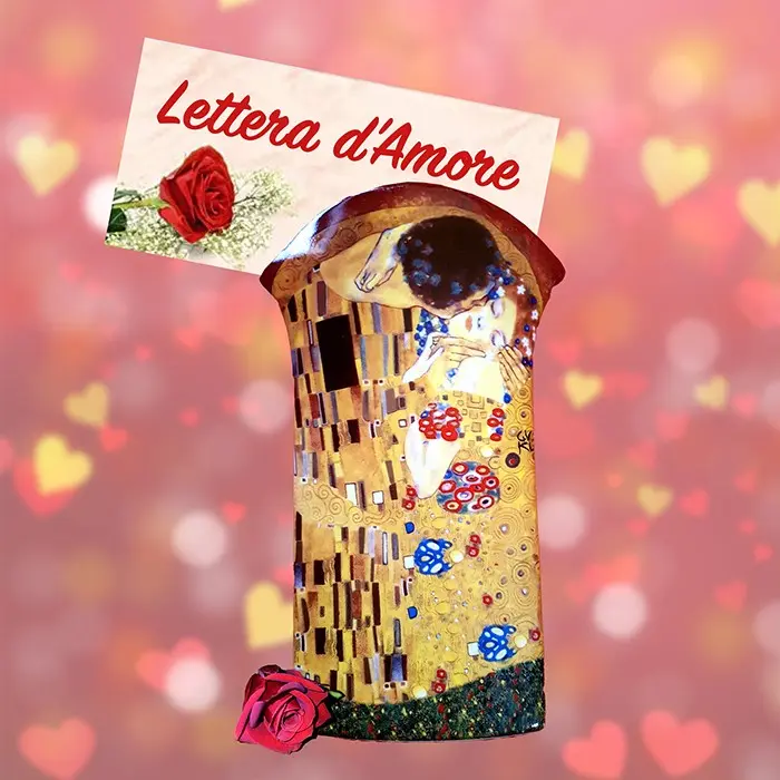 Bacio con Lettera d'Amore