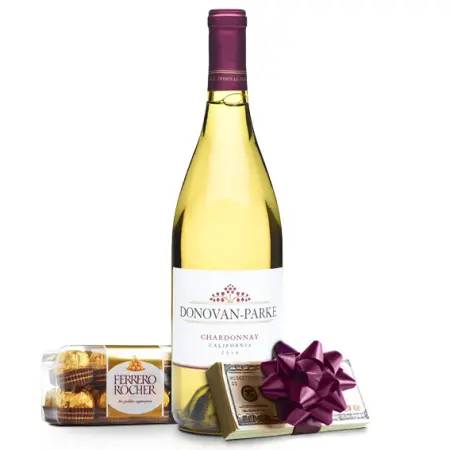 Dram with White Wine and Chocs