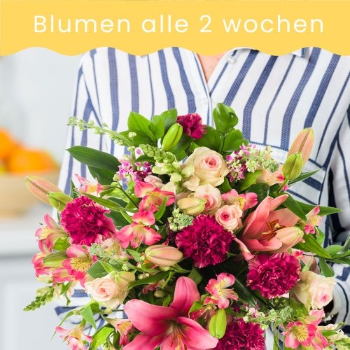 A seasonal bouquet every 2 weeks (Small)