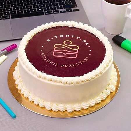Cake with your brand's logo (Small)
