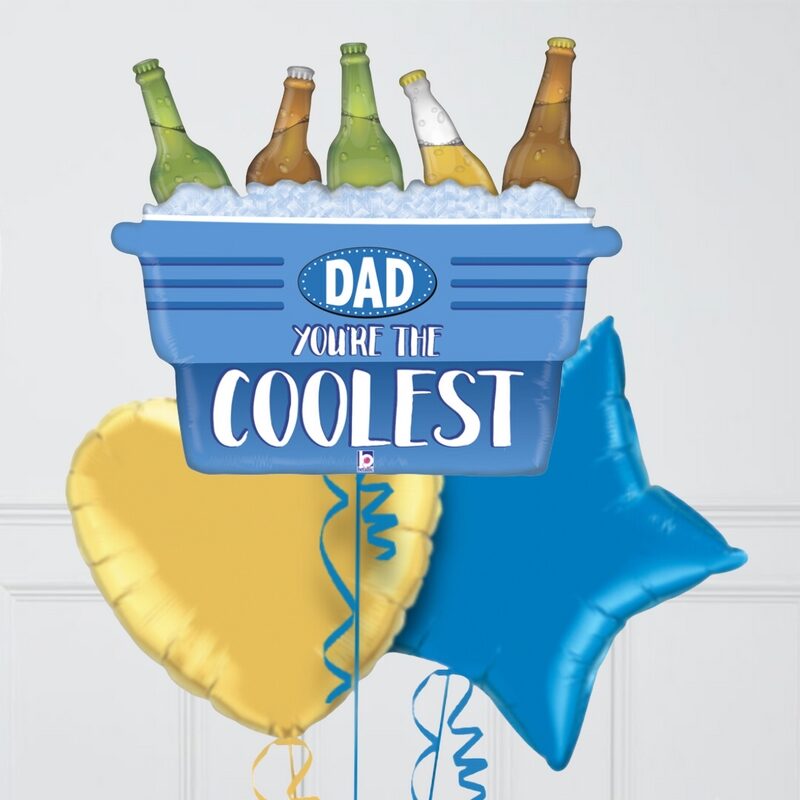 Coolest Dad Beer Father's Day Balloon Bunch (4 Balloons)