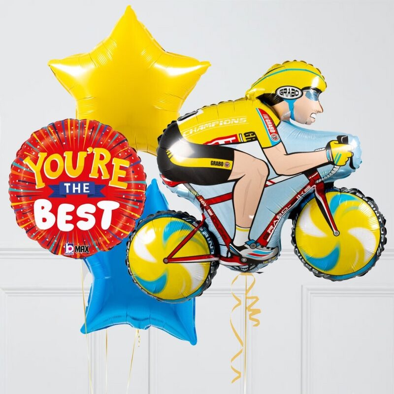 Cycling Father's Day Inflated Balloon Package