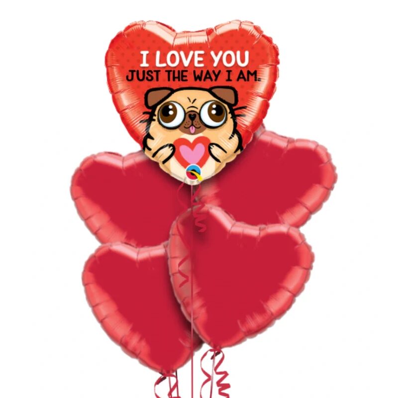 I Love You Just the Way I Am Balloon Bouquet