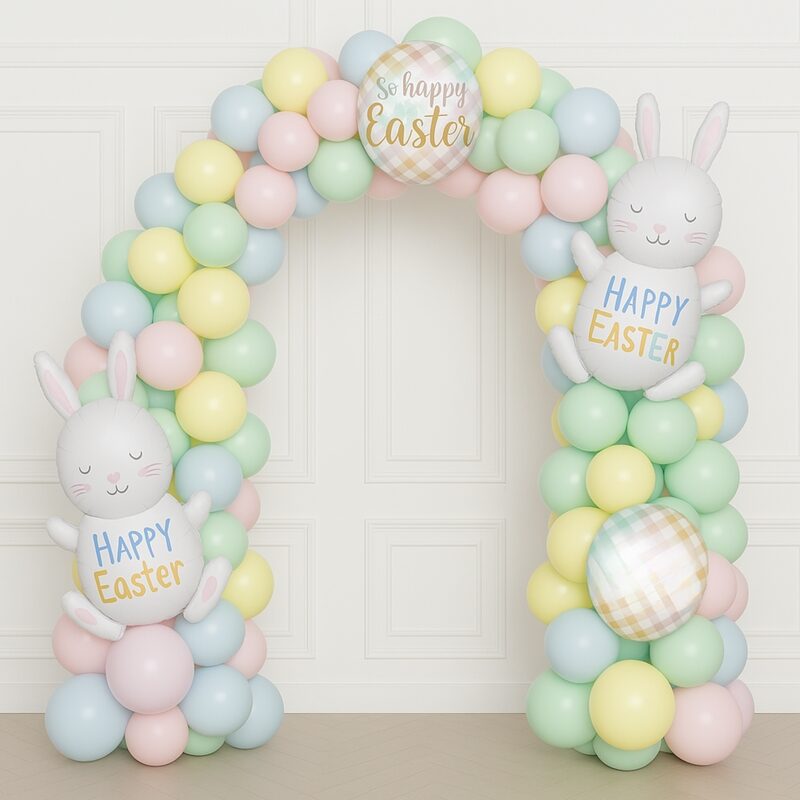 Happy Easter Ready-Made Balloon Arch