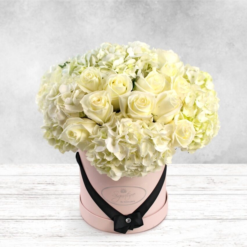 Allure Hat Box Arrangement