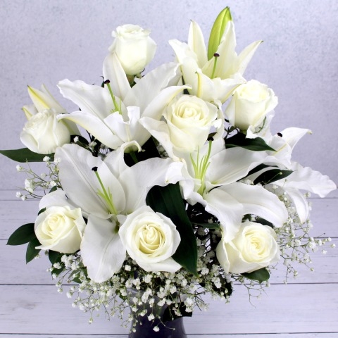 White Rose And Lily