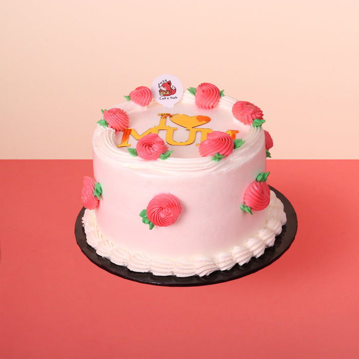 Classic Rose Cake 6"