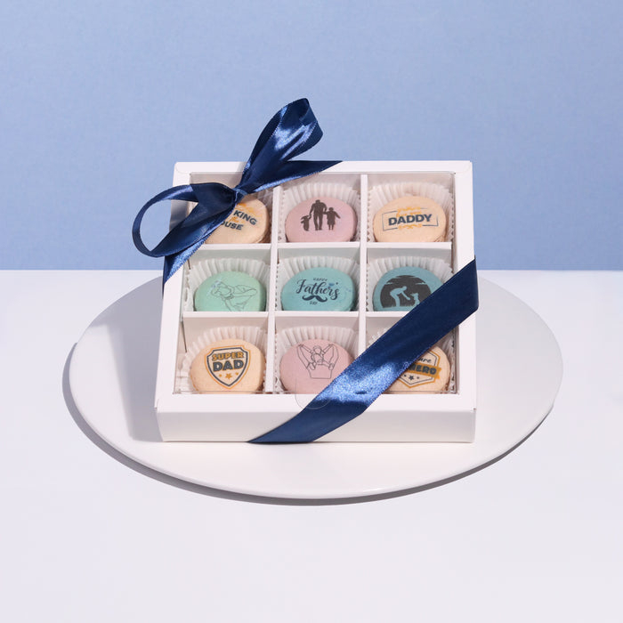 Father's Day Macarons 9 Pieces