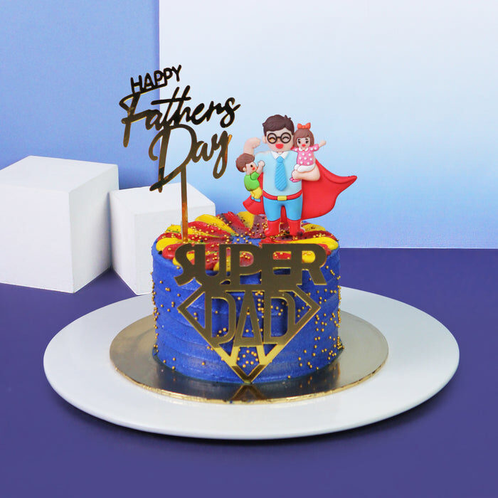 Superdad Cake (5 inch x 3 inch)