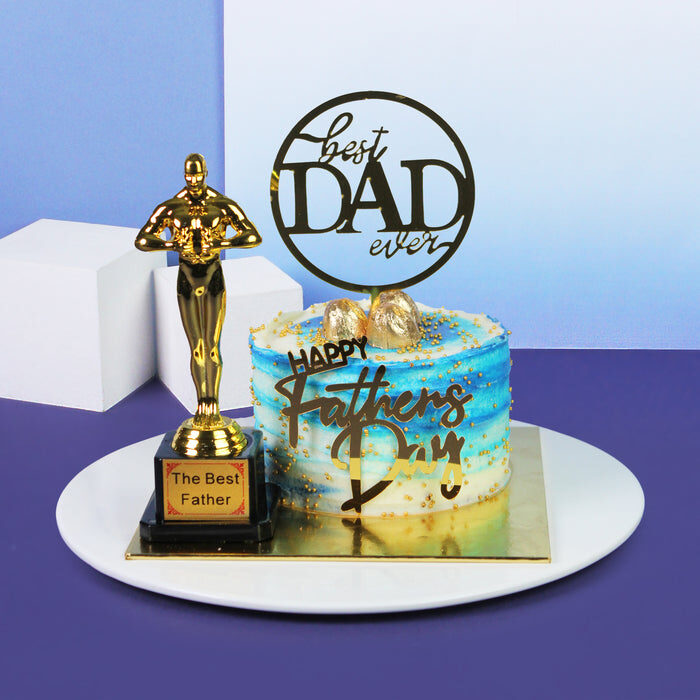 Best Dad Ever Cake (5 inch x 3 inch)