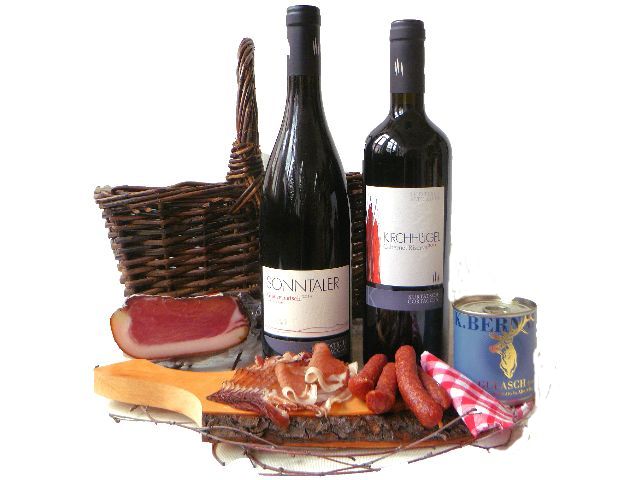 South Tyrolean wine ham and sausage package
